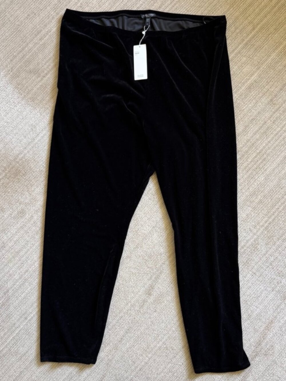NWT - Stretch Velvet Knit Leggings by Eileen Fisher
